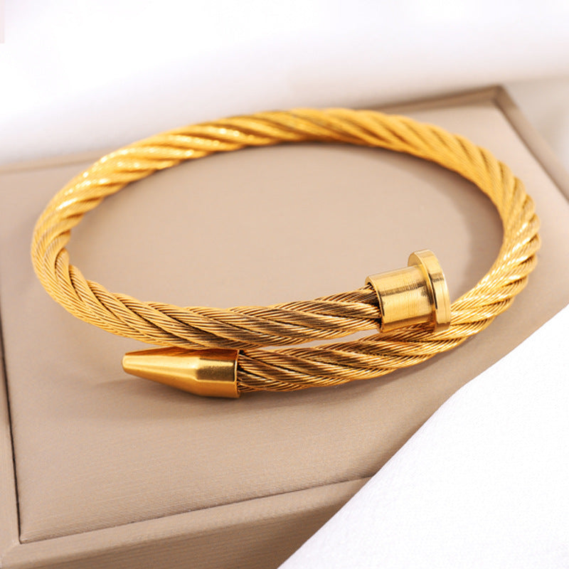 Wholesale Titanium Steel Fashion Stainless Steel Love Bracelet